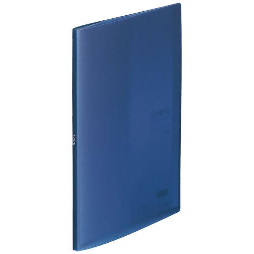 soeru ｸﾘﾔｰﾌﾞｯｸ A4ﾀﾃ 10ﾎﾟｹｯﾄ 背幅8mm ｲﾝﾃﾞｨｺﾞﾌﾞﾙｰ 1冊画像