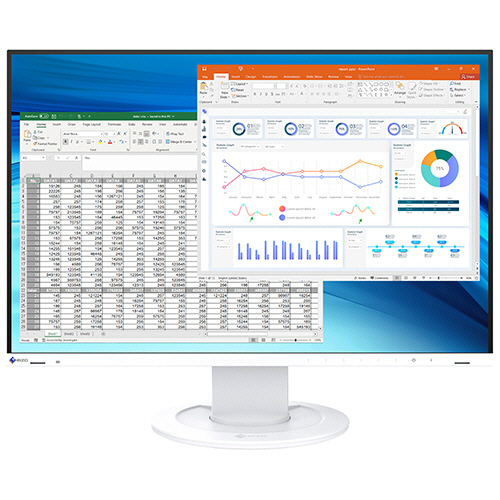 FlexScan 24.1型 ｶﾗｰ液晶ﾓﾆﾀｰ ﾎﾜｲﾄ 1台画像