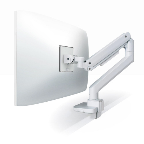モニターアーム　シングル　高耐荷重　ホワイト