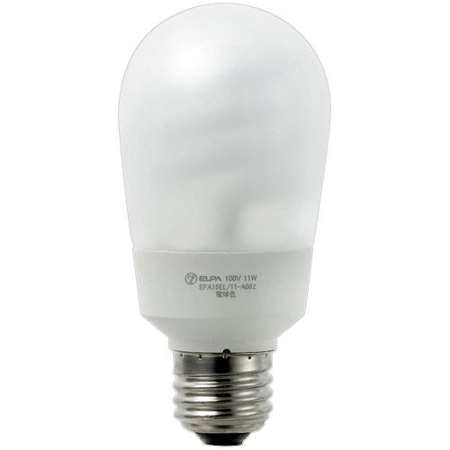 電球形蛍光灯 60W形 3波長形 電球色 1個画像