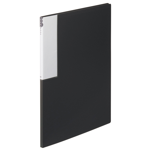 ｸﾘﾔｰﾌﾞｯｸ A4ﾀﾃ 12ﾎﾟｹｯﾄ 背幅10mm ﾀﾞｰｸｸﾞﾚｰ 1冊画像