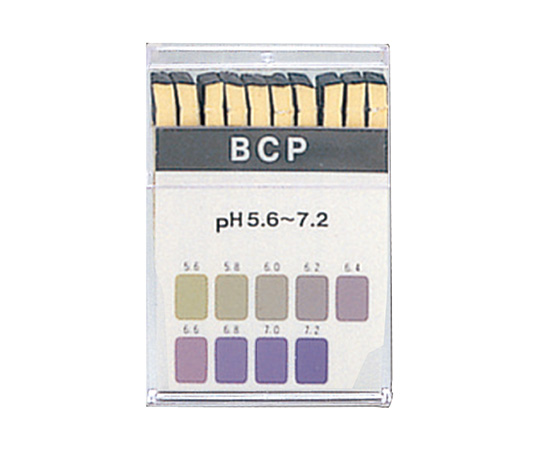 pH試験紙 ブックタイプ BCP 1箱（20枚×10個入）画像