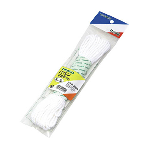 ﾊﾟｲﾚﾝｶﾗｰﾛｰﾌﾟ 3mm×10m 白 1巻画像