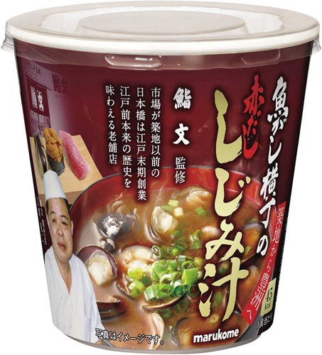 カップ魚がし横丁鮨文監修　赤だししじみ汁　６食画像