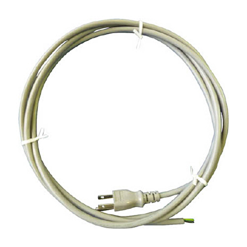 ﾌﾟﾗｸﾞ付電源用ｺｰﾄﾞ 3m 灰 1本画像