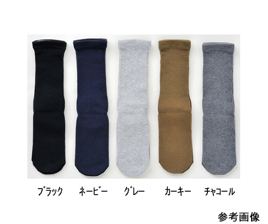 極上しめつけませんソックス 紳士 春夏用 グレー 柔らかな素材感が際立つ横向きのソックス