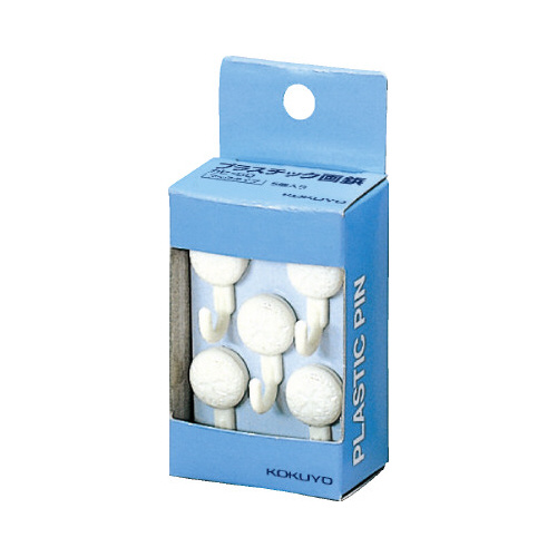 プラスチック画鋲フックタイプ５本入詰合わせＸ５画像