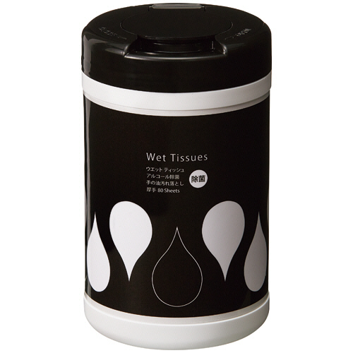 ｱﾙｺｰﾙ除菌ｳｴｯﾄﾃｨｯｼｭ 油汚れ落とし ﾎﾞﾄﾙ本体 1ｾｯﾄ(1600枚:80枚×20本)画像