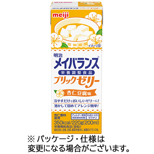 ﾒｲﾊﾞﾗﾝｽﾌﾞﾘｯｸｾﾞﾘｰ 杏仁豆腐味 220g 1ｾｯﾄ(24本)画像