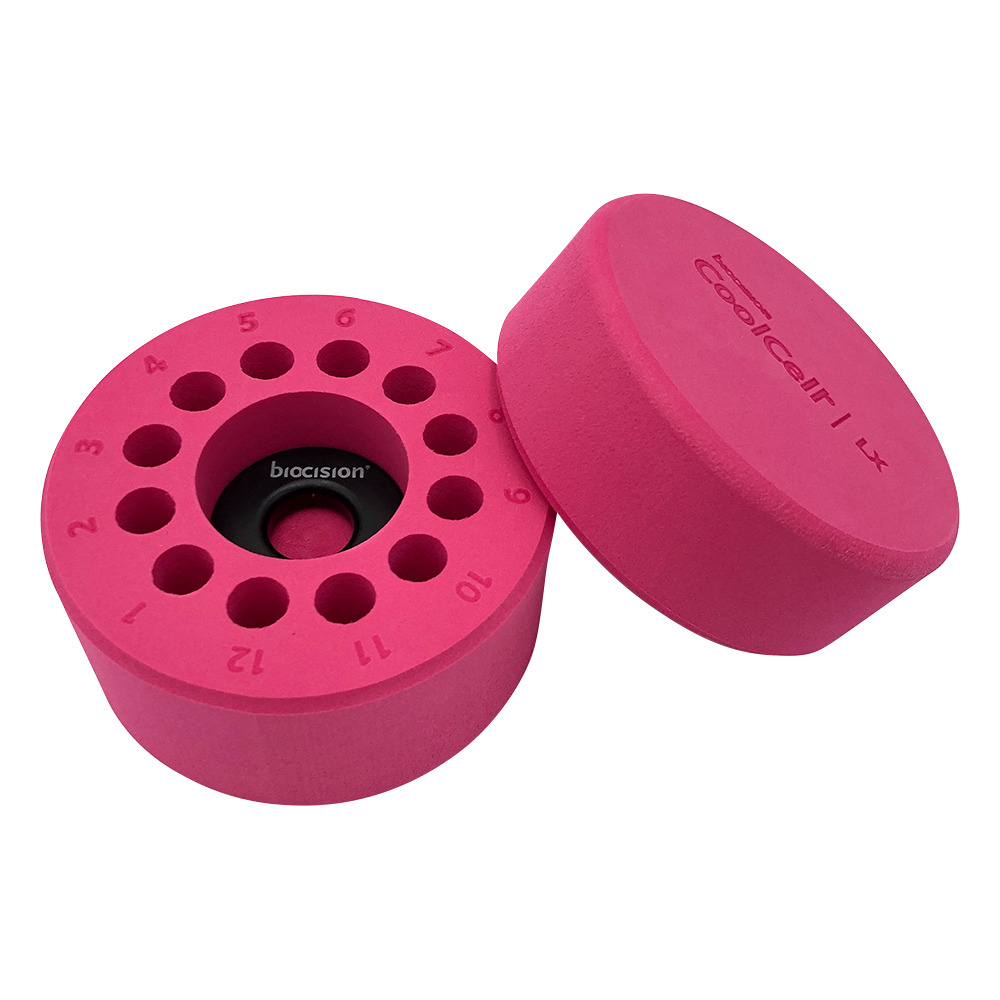 アルコールフリー細胞凍結コンテナー CoolCell LX ピンク画像