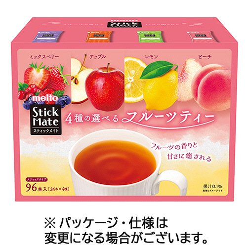 ｽﾃｨｯｸﾒｲﾄ ﾌﾙｰﾂﾃｨｰｱｿｰﾄ 1箱(96本)