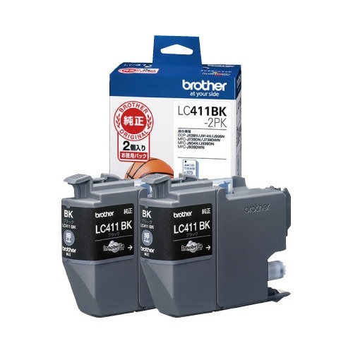 純正インク　ＬＣ４１１ＢＫ－２ＰＫ　ブラック２個入画像