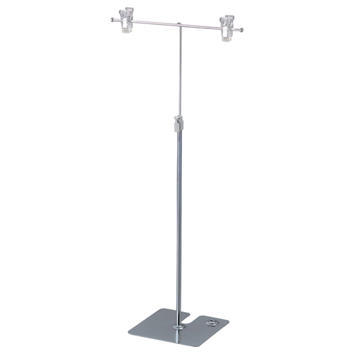 ﾎﾟｯﾌﾟｽﾀﾝﾄﾞ ｸﾛｰﾑﾒｯｷ W250×D135×H390-720mm 1台画像