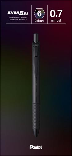 エナージェルＢカラーズＣ　０．７ｍｍ６色　５セット