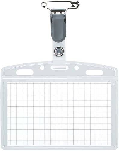 タッグ名札　名刺サイズヨコ　ピン・クリップ両用型画像