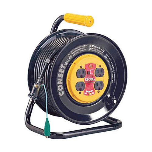 ｺﾝｾﾝﾄ盤固定型ﾌﾞﾚｰｶｰﾘｰﾙ 単相100Vｱｰｽ付 30m 1台画像