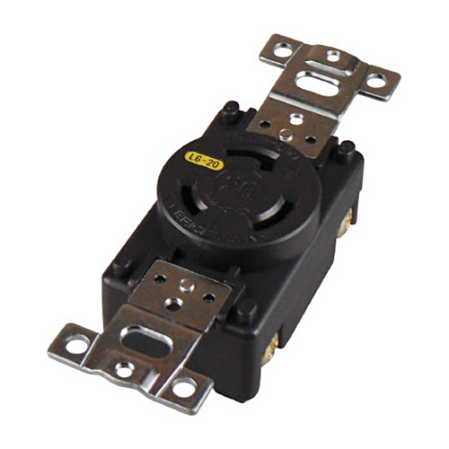 引掛形 埋込ｺﾝｾﾝﾄ 接地2P20A250V 1個画像