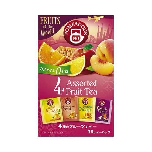 ポンパドール　４アソートフルーツティー４種×１８画像