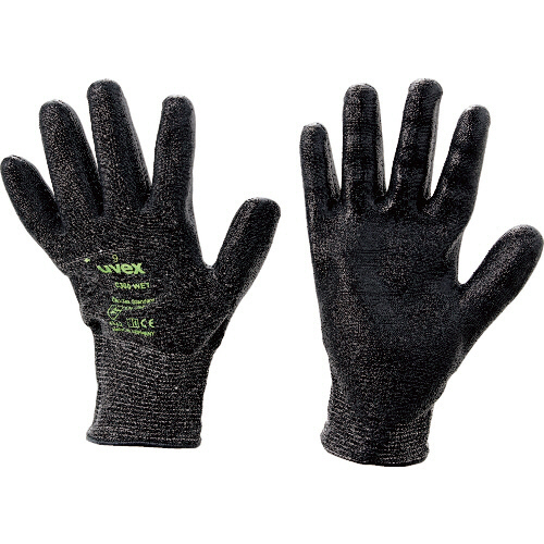 耐切創手袋 C300 ｳｴｯﾄ L ｱﾝｽﾗｻｲﾄ/ﾗｲﾑ 1双画像