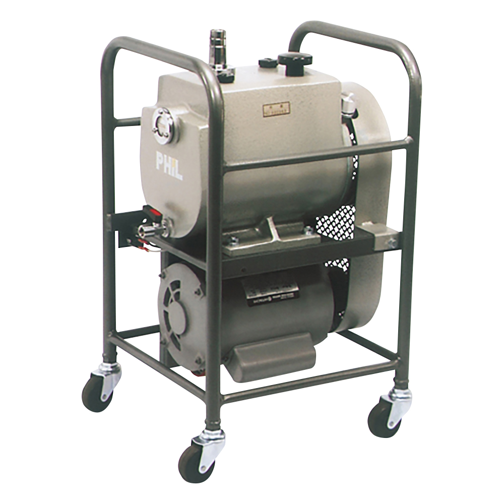 ベルト駆動式油回転真空ポンプ