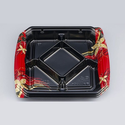 シーピー化成 弁当容器 BFN味音(みおん)13-2 結花黒 本体画像