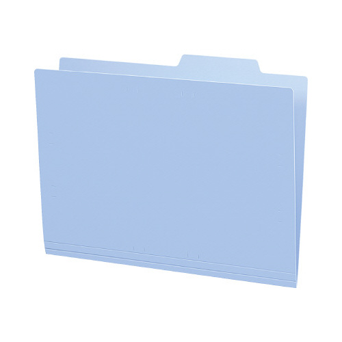 個別フォルダー（ＰＰ製・５枚パック）青