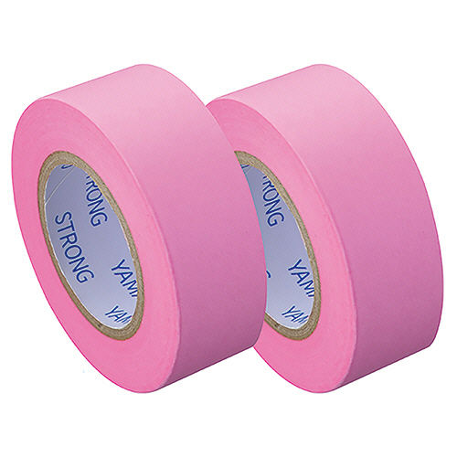 ﾒﾓｯｸ ﾛｰﾙﾃｰﾌﾟ(強粘着) 蛍光紙 つめかえ用 15mm幅 ﾛｰｽﾞ 1ﾊﾟｯｸ(2巻)画像