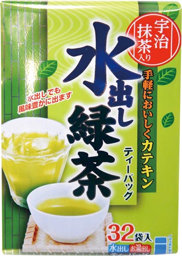 日本伝統食品　水出し緑茶ティーバッグ　３２バッグ画像