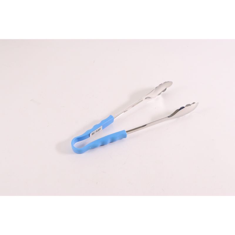 カラー万能トングPP柄 大 ブルー 大泉合成画像