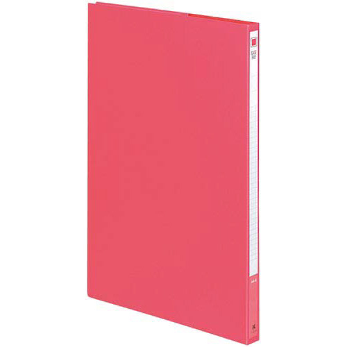 ケースファイル　色厚板紙Ａ４縦　赤　５冊画像