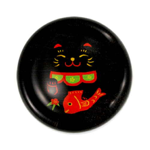 アクリル箸置き 黒まねきねこ画像