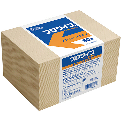 ｴﾘｴｰﾙ ﾌﾟﾛﾜｲﾌﾟ ｿﾌﾄﾌｨｯﾄﾀｵﾙ 帯どめ50 1ｾｯﾄ(1200枚:50枚×24ﾊﾟｯｸ)