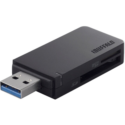 高速カードリーダー/ライター　USB3.0&ターボPC　EX対応モデル　ブラック　1個画像