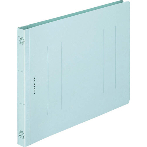 ﾌﾗｯﾄﾌｧｲﾙ(環境) 樹脂押え具 B5ﾖｺ 150枚収容 背幅18mm 水 1冊画像