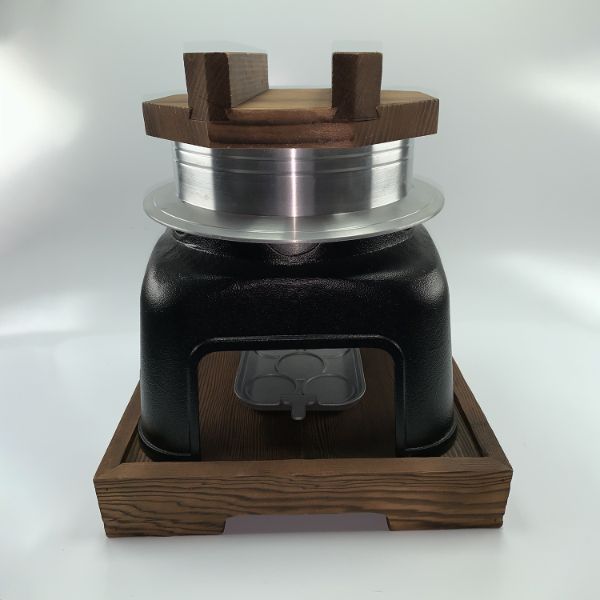 和食用品 M11-002 お釜かまどセット (5合) マイン画像