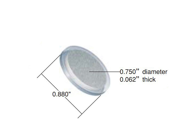 フリット　20μm　SEMI-PREP　STAINLESS　STEEL　152.0μL(10pk)画像