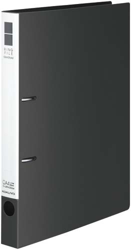 リングＦスリムスタイル濃灰Ａ４縦背幅３３ｍｍ３０冊画像