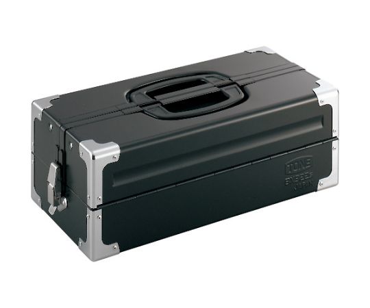 整備用工具セット TSS460ツールセット マットブラック 間口433×奥行220×高さ195mm 黒いマット仕上げの整備用工具が整然と収められたツールボックス