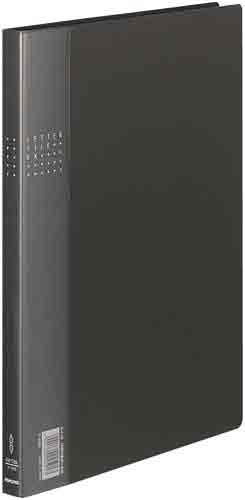 レターファイルＥＸ　Ａ４縦１２ｍｍとじ　黒　１０冊