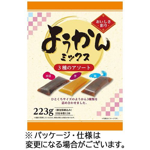 ようかんﾐｯｸｽ3種のｱｿｰﾄ 223g 1ｾｯﾄ(16ﾊﾟｯｸ)画像
