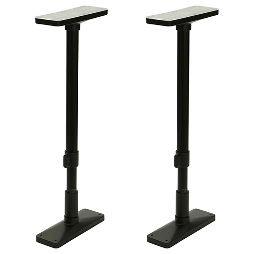 家具転倒防止突っ張り棒 50-75cm ﾏｯﾄﾌﾞﾗｯｸ 1ﾊﾟｯｸ(2本)