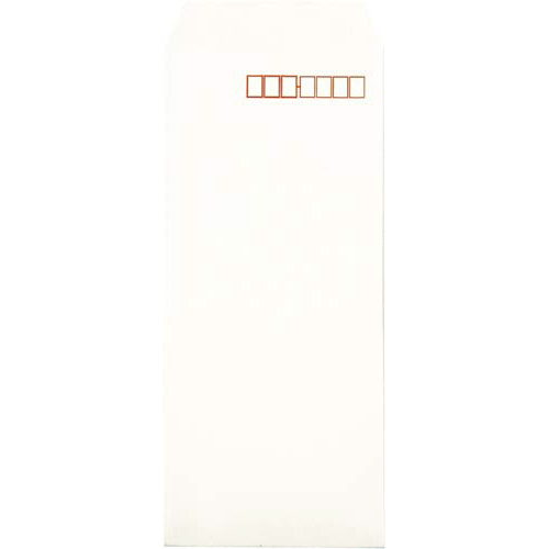 ソフトカラー封筒　長４　ホワイト　１００枚入画像