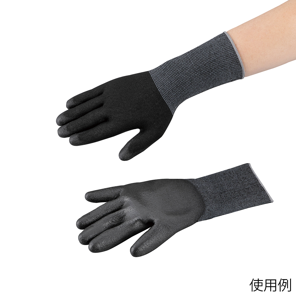 アズツール黒色耐切創ロング手袋（レベル3・コート無）M