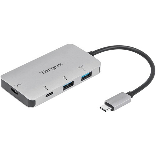 USB-C　マルチポートハブ　100W　PDパススルー充電対応　シルバー　1個