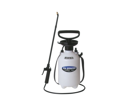 プレッシャー式噴霧器　除草剤用　エンプラ製　4L　45cm　ノズル付