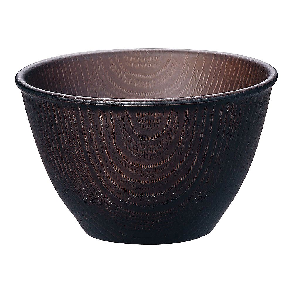 WOOD　スープボール　10cm　ダークブラウン画像