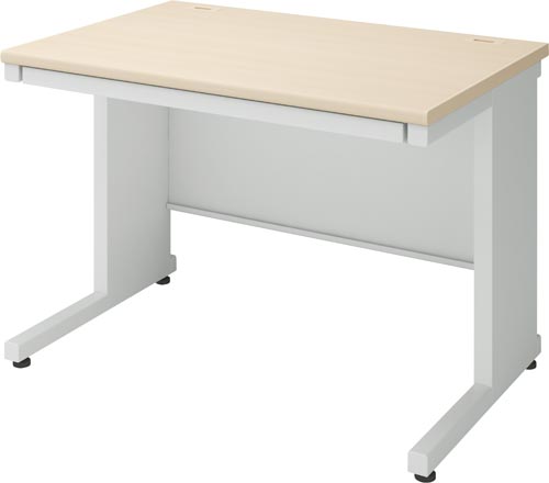 インベント平机奥行７００幅１０００ナチュラル脚ＷＨ画像