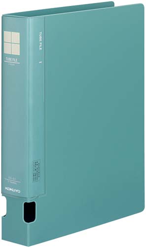 チューブファイルＰＰ緑Ａ４縦背幅５４ｍｍ　４冊画像