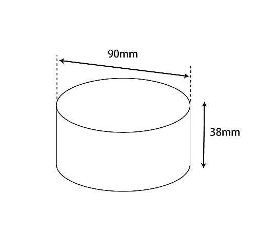 箱　サークルボックス　SS　ホワイト　5個 白いサークルボックスが並ぶ様子、蓋と底が見える角度で撮影された状態。