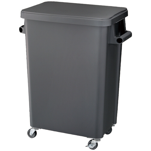 厨房用ｷｬｽﾀｰﾍﾟｰﾙ 排水栓付 70L ﾀﾞｰｸｸﾞﾚｰ 1台画像